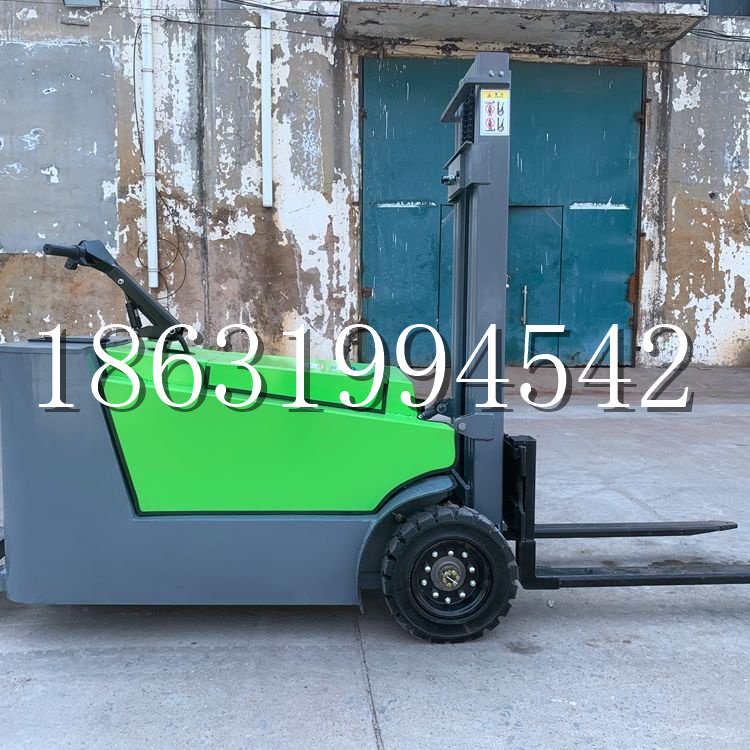 重庆小型电动叉车1吨2吨步行站驾式电瓶堆高充电装卸车液压升降车铲车